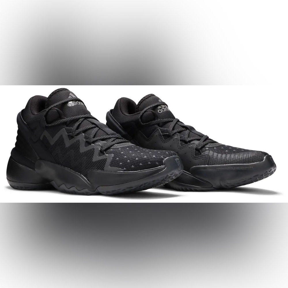 NWT Adidas Pharrell x D.O.N. Issue #2 ‘Triple Black’ Mens Basketball Shoes Sz 13